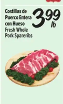 El Super Fresh Whole Pork Spareribs offer