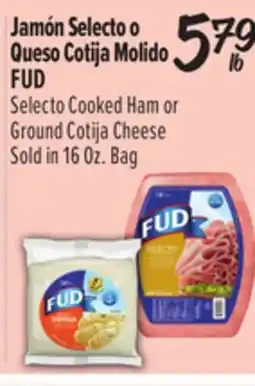 El Super Cooked Ham or Ground Cotija Cheese offer