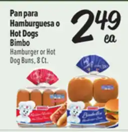 El Super Bimbo Hamburger or Hot Dog Buns offer