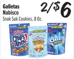 El Super Nabisco Snak Sak Cookies offer