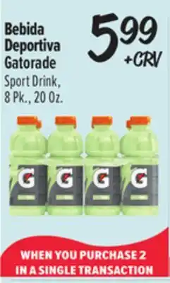 El Super Gatorade Sport Drink offer