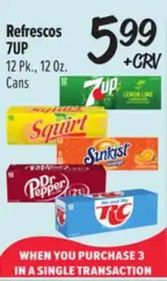 El Super 7UP 12 Pk., 12 Oz. Cans offer