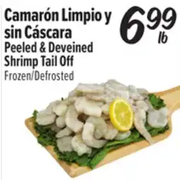 El Super Peeled & Deveined Shrimp Tail Off offer