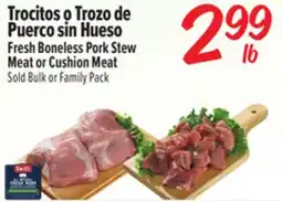 El Super Fresh Boneless Pork Stew Meat or Cushion Meat offer