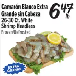 El Super 26-30 Ct. White Shrimp Headless offer