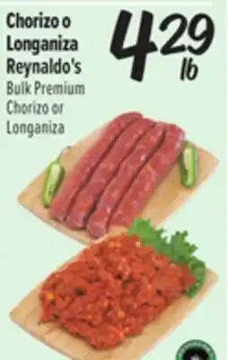 El Super Chorizo o Longaniza Reynaldo's offer