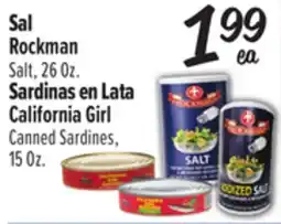 El Super Sal Rockman Salt, 26 Oz. Canned Sardines,15 Oz offer