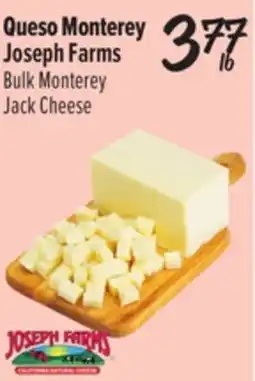 El Super Queso Monterey Joseph Farms Bulk Monterey Jack Cheese offer