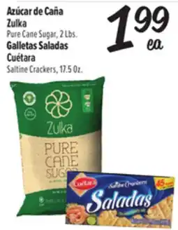 El Super Zulka, Pure Cane Sugar, 2 Lbs. Saltine Crackers, 17.5 Oz offer