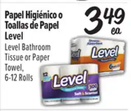 El Super Level Bathroom Tissue or Paper Towel offer