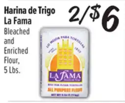 El Super La Fama Bleached and Enriched Flour offer