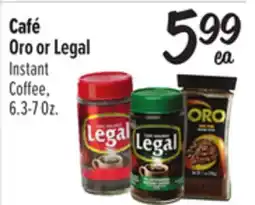 El Super Oro or Legal Instant Coffee offer