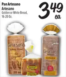El Super Artesano Golden or White Bread offer