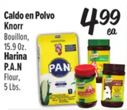 El Super Caldo en Polvo Knorr Bouillon, 15.9 Oz. Harina P.A.N Flour, 5 Lbs offer