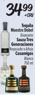 El Super Tequila Maestro Dobel Diamante Sauza Tres Generaciones Reposado o Añejo Casamigos Blanco offer