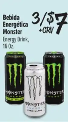 El Super Monster Energy Drink offer