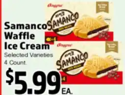 Superior Grocers Samanco Waffle Ice Cream offer