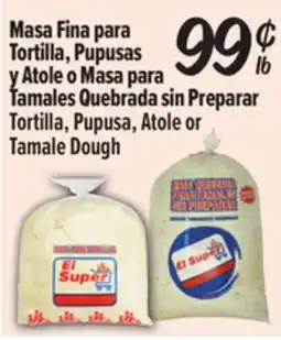 El Super Masa Fina para Tortilla, Pupusas y Atole o Masa para Tamales Quebrada sin Preparar offer