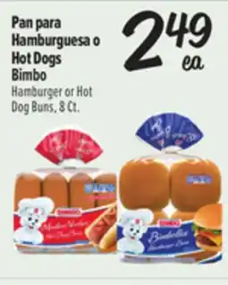 El Super Fresh Bimbo Hamburger or Hot Dog Buns offer