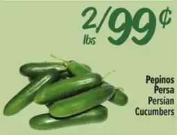 El Super Fresh Persian Cucumbers offer