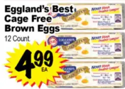 Superior Grocers Eggland's Best Cage Free Brown Eggs offer