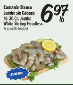 El Super Fresh Jumbo White Shrimp Headless offer