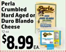 Superior Grocers Perla Crumbled Hard Aged or Duro Blando Cheese offer