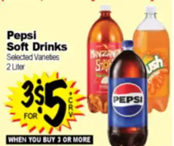 Superior Grocers Pepsi Soft Drinks offer