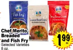 Superior Grocers Chef Merito Breaded and Fish Fry offer