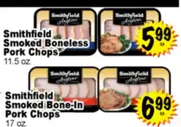 Superior Grocers Smithfield Smoked Boneless Pork Chops offer