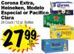 Superior Grocers Corona Extra, Heineken, Modelo Especial or Pacifico Especial or Pacifico Clara offer