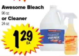 Superior Grocers Awesome Bleach 96 oz. or Cleaner 24 oz offer