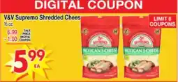 Superior Grocers V & V Supremo Shredded Cheese offer