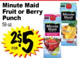 Superior Grocers Minute Maid Fruit or Berry Punch offer