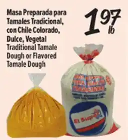 El Super Fresh Traditional Tamale Dough or Flavored Tamale Dough offer