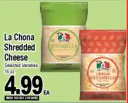 Superior Grocers La Chona Shredded Cheese offer