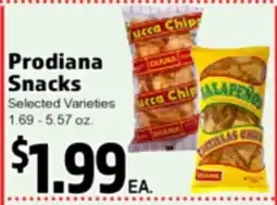 Superior Grocers Prodiana Snacks offer