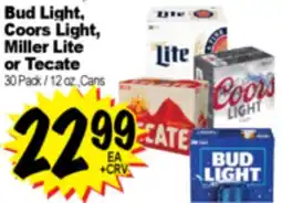 Superior Grocers Bud Light, Coors Light, Miller Lite or Tecate offer