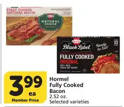 Vons Hormel Fully Cooked Bacon offer