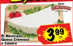 Superior Grocers El Mexicano Queso Cremoso o Casero offer