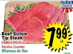 Superior Grocers Beef Sirloin Tip Steak offer