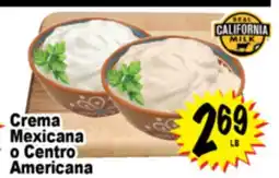 Superior Grocers Crema Mexicana offer