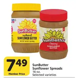 Vons SunButter Sunflower Spreads offer