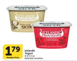 Vons Icelandic Yogurt offer