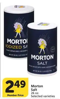 Vons Morton Salt offer