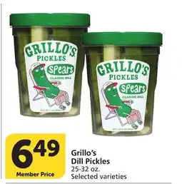 Vons Grillo's Dill Pickles offer