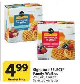 Vons Signature SELECT Family Waffles offer
