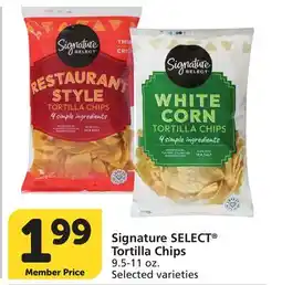 Vons Signature SELECT Tortilla Chips offer