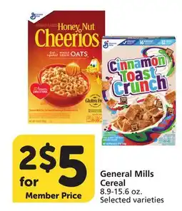 Vons General Mills Cereal offer