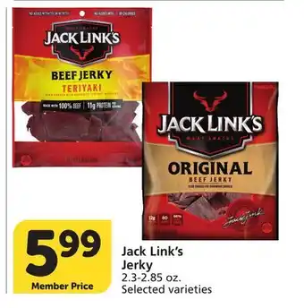 Vons Jack Link's Jerky offer